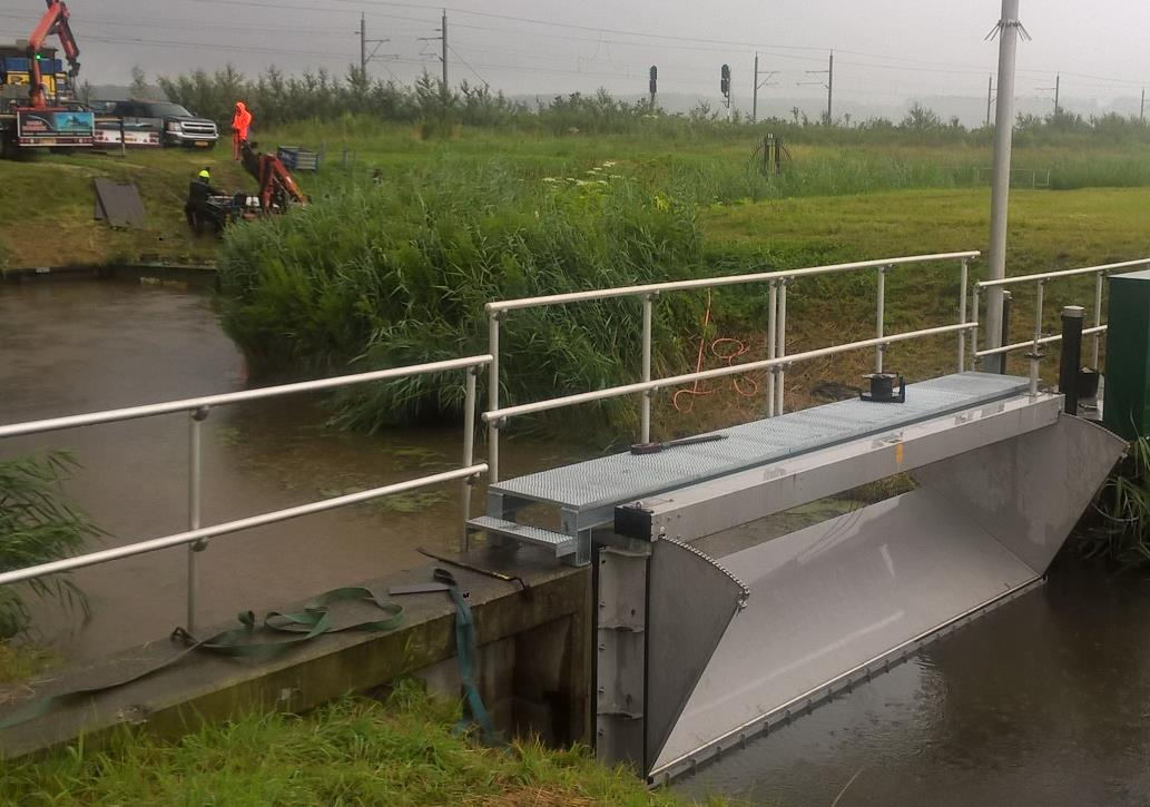 旋轉式調節溢流堰門